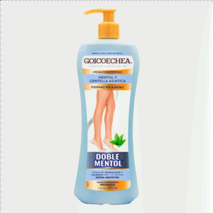 GOICOECHEA CREMA PARA PIERNAS MENTOL Y CENTELLA ASIATICA  400ml -UNIDAD