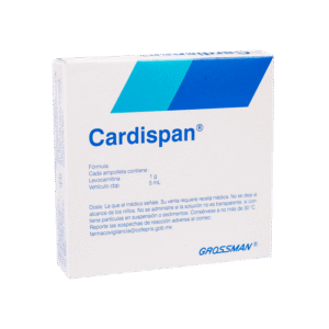CARDISPAN SOLUCIÓN INYECTABLE AMPOLLA UNIDAD