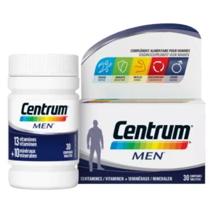 CENTRUM HOMBRE  VITAMINAS Y MINERALES TABLETAS RECUBIERTAS - CAJA CON 30 TABLETAS