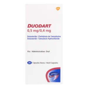 DUODART 0.5MG/0.4MG CÁPSULAS DURAS VIA ORAL X30 UNIDADES