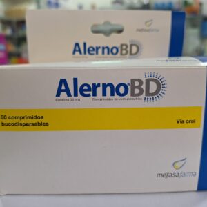 ALERNO BD 20MG COMPRIMIDOS BUCODISPERSABLES UNIDAD CAJA X50 UNIDADES