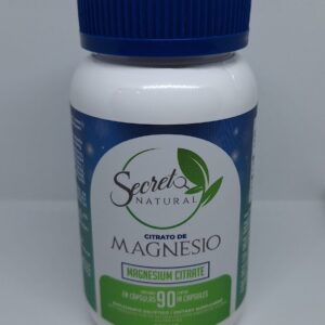 CITRATO DE MAGNESIO CAPSULAS 500MG FRASCO X90 CÁPSULAS