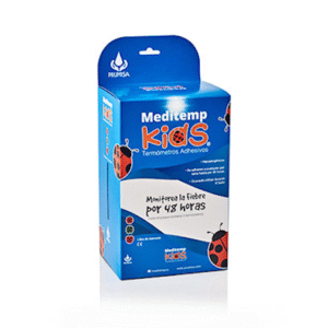 MEDITEMP KIDS TERMÓMETRO ADHESIVO INFANTIL, UNIDAD, CAJA CON 3 UNIDADES