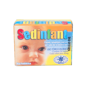 SEDINFANT, POLVOS INFANTILES PARA EL PERÍODO DE LA DENTICIÓN - CAJA CON 20 SOBRES DE 40mg.