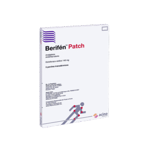 BERIFEN PARCHE DICLOFENACO SÓDICO 140mg,  UNIDAD - CAJA CON 5 PARCHES TRANSDÉRMICOS