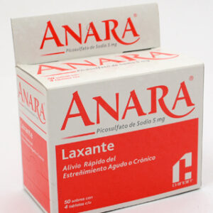 ANARA 5MG TABLETAS UNIDAD CAJA X200 UNIDADES