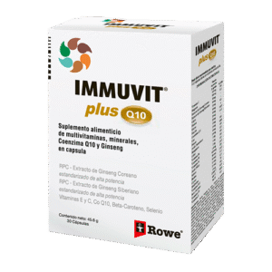 IMMUVIT PLUS Q10 SUPLEMENTO MULTIVITAMÍNICO Y MINERAL CÁPSULAS BLANDAS - CAJA CON 30 CÁPSULAS
