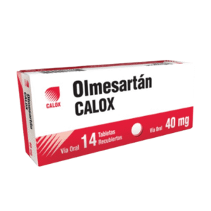 OLMESARTÁN CALOX 40 MG TABLETAS RECUBIERTAS -UNIDAD- CAJA CON 14 TABLETAS