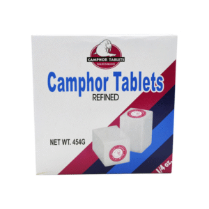 ALCANFOR EN TABLETAS 1/4 OZ.  PRESENTACIÓN CON 4 TABLETAS -UNDAD