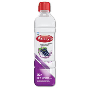 PEDIALYTE SOLUCIÓN ELECTROLÍTICA PARA REHIDRATACIÓN SUERO SABOR UVA  CON ZINC 500ml  -UNIDAD