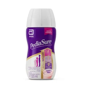 PEDIASURE  ALIMENTO LIQUIDO DISEÑADO PARA APOYAR EL CRECIMIENTO  FRESA  220ml  -UNIDAD