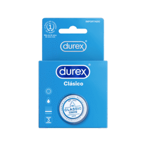 DUREX CLÁSICO CAJA X3 UNIDADES