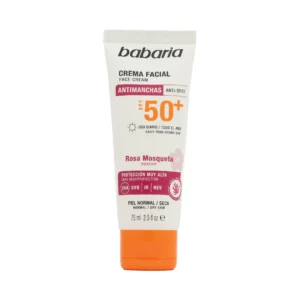 BABARIA CREMA FACIAL ANTIMANCHAS ANTI-SPOT, SPF 50+