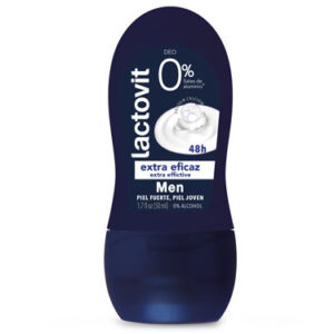 LACTOVIT MEN DESODORANTE EXTRA EFICAZ ROLL ON 48h  50ml -UNIDAD