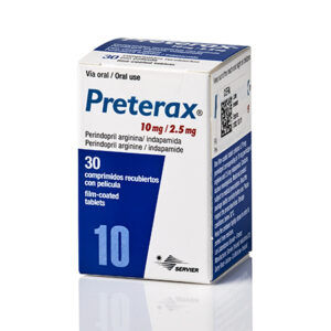 PRETERAX 10 MG/2.5 MG  COMPRIMIDOS RECUBIERTOS - CAJA CON 30 COMPRIMIDOS