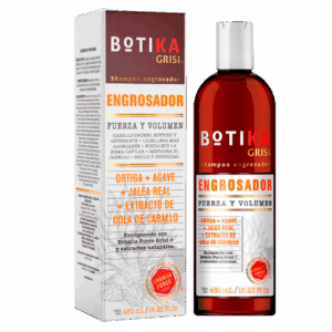 BOTIKA GRISI SHAMPOO ENGROSADOR FUERZA Y VOLUMEN 480ml  -UNIDAD