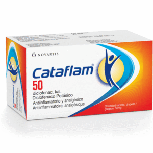 CATAFLAM 50MG TABLETAS VIA ORAL UNIDAD