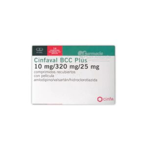 CINFAVAL BCC PLUS 10MG/320MG/25MG TABLETAS VIA ORAL CAJA X28 UNIDADES