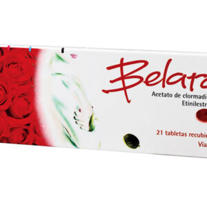 BELARA  ANTICONCEPTIVO ORAL, CAJA CON 21 TABLETAS RECUBIERTAS
