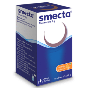 SMECTA SOBRES DE 3.760g, CAJA CON 10 SOBRES, UNIDAD.