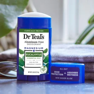 DR TEAL´S DESODORANTE BARRA SIN ALUMINIO MAGNESIO EUCALIPTO 75g  -UNIDAD
