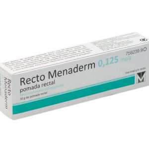 RECTO MENADERM  POMADA RECTAL 30g,  PRESENTACIÓN TUBO