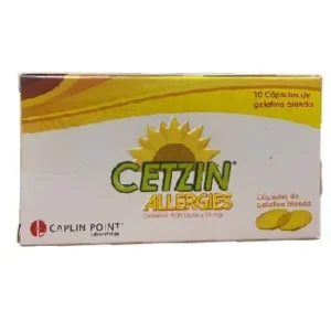 CETZIN ALLERGIES CAPSULA DE GELATINA BLANDA - UNIDAD- CAJA CON 10 UNIDADES