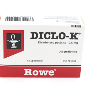 DICLO-K SUPOSITORIOS USO PEDIÁTRICO - UNIDAD - CAJA CON 5 SUPOSITORIOS