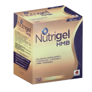 NUTRIGEL HMB COLÁGENO HIDROLIZADO, VITAMINA D3, VITAMINA C, HMB Y MAGNESIO - SOBRES - CAJA CON 30 SOBRES