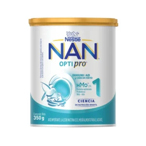 NAN OPTIPRO 1 (0 A 6 MESES)  NESTLE 350g  PROTEÍNA OPTIMIZADA, PROBIÓTICOS, DHA-ARA  -UNIDAD