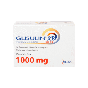 GLISULIN XR 1000 MG  TABLETAS DE LIBERACIÓN PROLONGADA - UNIDAD - CAJA CON 30 TABLETAS