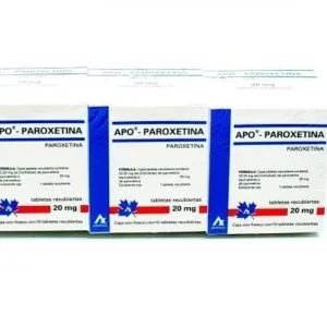 APO-PAROXETINA 20 MG TABLETAS RECUBIERTAS - CAJA CON 30 TABLETAS