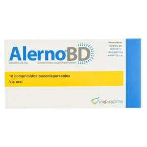 ALERNO BD 20MG TABLETAS BUCODISPERSABLES VIA ORAL UNIDAD