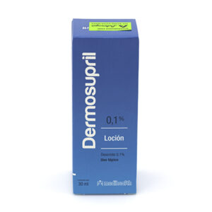 DERMOSUPRIL 0,1% LOCION, DESONIDA 0.1% USO TÓPICO, CONTIENE 30mL.