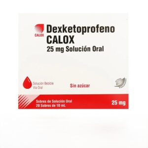 DEXKETOPROFENO CALOX SOLUCIÓN VIA ORAL UNIDAD