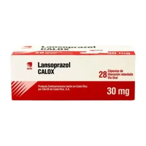 LANSOPRAZOL 30MG CALOX CÁPSULAS LIBERACIÓN RETARDADA VIA ORAL UNIDAD