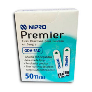 TIRAS REACTIVAS PARA GLUCOSA NIPRO PREMIER