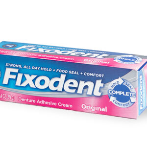 FIXODENT ORIGINAL CREMA ADHESIVA DENTAL, TODO EL DÍA COMPLETO - PRESENTACIÓN DE 40g.