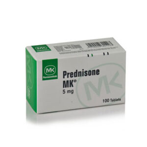 PREDNISONA MK 5 MG TABLETAS -UNIDAD- CAJA CON 100 TABLETAS