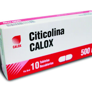CITICOLINA 500 MG TABLETA RECUBIERTA CAJA X 10 UNIDADES