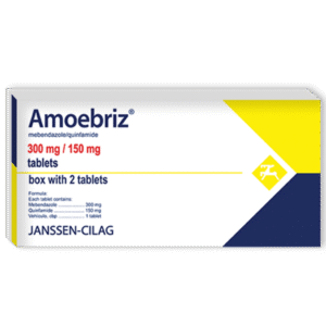 AMOEBRIZ TABLETAS VIA ORAL CAJA X2 UNIDADES