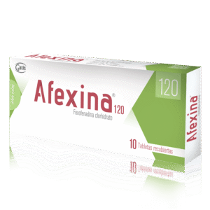 AFEXINA 120MG TABLETAS RECUBIERTAS UNIDAD CAJA X10 UNIDADES