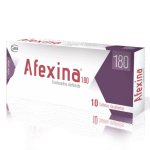 AFEXINA 180MG TABLETAS RECUBIERTAS UNIDAD CAJA X10 UNIDADES