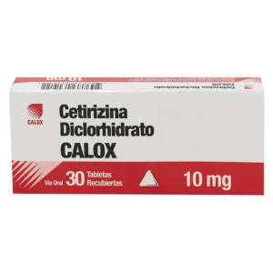 CETIRIZINA DICLORHIDRATO 10 MG TABLETAS RECUBIERTAS - UNIDAD - CAJA CON 30 TABLETAS