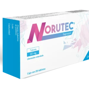 NORUTEC 20MG TABLETAS VIA ORAL UNIDAD