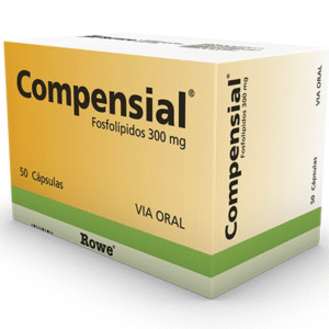 COMPENSIAL FOSFOLÍPIDOS 300 MG - UNIDAD - CAJA CON 50 CAPSULAS