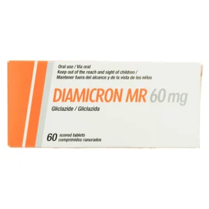 DIAMICRON MR 60MG TABLETAS VIA ORAL X60 UNIDADES
