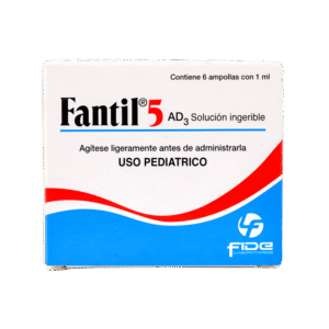 FANTIL 5 AD3 SOLUCIÓN INGERIBLE - USO PEDIÁTRICO - UNIDAD - CAJA CON 6 AMPOLLAS