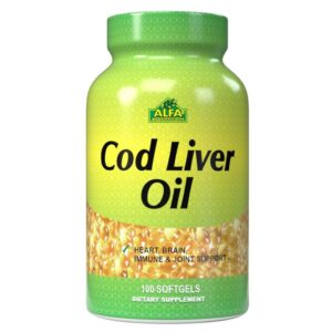 COD LIVER OIL CÁPSULAS BLANDAS VIA ORAL FRASCO X100 UNIDADES