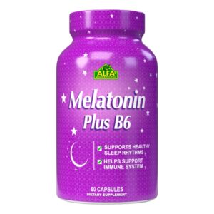 MELATONIN PLUS B6 CÁPSULAS VIA ORAL FRASCO X60 UNIDADES